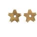 Black Spur Rowels - 1 1/8 inch Cloverleaf Design | AJ Tack Wholesale - Buy Online on GoSupps.com