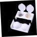 Mikinona Nail Art Brush Cup Nail Bowl Acrylic Liquid Holder Nail Dappen Dish Damping Dish for Nails Acrylic Monomer Dish Nail Monomer Dish With Cover Stainless Steel Tool - Buy Online on GoSupps.com