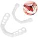 Danlai Instant Tooth Replacement 1 Pair Comfortable False Teeth Upper Smile Fit Flex Teeth Fits Fake Tooth Cover Practical Teeth Whitening Tool - Buy Online on GoSupps.com