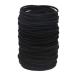 Elastic Hair Bands (50 Pieces) 2mm Elastic Hair Ties Ponytail Holders Bulk Hair Ties No Metal Gentle Elastics for Women Men Girls Kids - Black