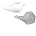 Leak Proof Porcelain and Plastic Neti Pot Hold 230 Ml (Ceramic) and 150 Ml (Plastic) Water Comfortable Grip | Microwave and Dishwasher safe Friendly Natural Treatment for Sinus and Congestion White