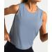 Sleeveless Yoga Workout Tank Top for Women - Dragon Fit Small Blue - Buy Online on GoSupps.com