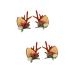 FOMIYES 2 Pairs Christmas hair clips hair padding girl hair clips clips for hair antlers hair pin xmas hair pin Reindeer Hair Clip Xmas hairpins Christmas hairpins hair barrettes