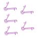 Hemoton 5pcs Lip Muscle Trainer Lips Trainer Muscle Exerciser Mouth Muscle Tightener Mouth Muscle Massager Smile Corrector Mouth Trainer Lips Shaper Lips Exerciser Lift Tool 9.30X7.70X1.50CMx5pcs Purplex5pcs