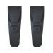 Casoter Razor Case Silicone Waterproof Soft Portable Manual Shaver Cover Travel 2 Pack Black