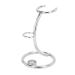 Stainless Steel Safety Razor Stand - Quick Drying Rustproof Men's Razor Holder | Silver Edition - Buy Online on GoSupps.com