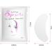 URAQT Eye Gel Pads - 50 Pairs Lint Free Eyelash Extension Patches with 10 Brushes - Premium Under Eye Gel Pads for Pro Salon and Individual Lashes (Silver) - Buy Online on GoSupps.com