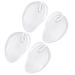 Healvian 4pcs Palm Rest Slipper Protectors Silicone Metatarsal Cushion Clear Sandal Toe Posts Protectors Forefoot Foot Pad Sandals Toe Protectors Silica Gel Shockproof Toe Cap