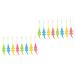 Frcolor 16 Stk Small crocodile toothbrush Beautiful children's toothed cleaner crocodile toothbrush infant toothbrush simply orally to grab tools for toddlers pbt small head stick