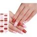 Semi Cured Gel Nails Stickers Full Wrap Nails Polish Strips French Style Gel Nail Strips Nails Art Decortions BSS0357 - Buy Online on GoSupps.com