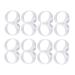 LALAFINA Rings Pairs Toe Ring Slimming Soft Silicone Toes Foot Care Rings Foot Rings Foot Supplies Fat Ring Silicone Foot Rings Magnetic Tool Ring White 3X3cm