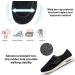 EDCYF Men's Diabetic Orthopedic Shoes - Wide Width with Adjustable Closure for Elderly, Pain Relief, Swollen Feet - Size 10 Wide, Black - Buy Online on GoSupps.com