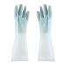 SEPTAM Cleaning Gloves Silicone Cleaning Gloves Dishwashing Gloves Scrubber Dishwashing Sponge Rubber Gloves (Color : Blue Size : Medium)