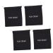 Baluue 4pcs Hair Dryer Storage Bag Hair Dryer Receive Bag Hair Crimping Tool Practical Bags Fabric Black