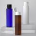Zeoabsy 6-Pack 100ml Black PET Plastic Bottles with White Hinged Lid | Portable Cosmetic & Oil Travel Containers - Buy Online on GoSupps.com