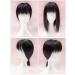 Remeehi Top Hair Piece - Straight Synthetic Clip-In Hairpiece with Bangs for Women - Thin Natural Black - Buy Online on GoSupps.com