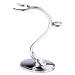 Lefeda Simply men shaving brushes home storage of compact bathroom razor tool holder portable universal non-slip curved brush stand 15.5cm silver
