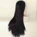Greenmir Black Lace Front Wigs for Women - 24in Yaki Heat-Resistant Synthetic Hair 13x4 Side Part Lace Wig - Buy Online on GoSupps.com