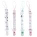 Zeaye 4pcs Baby Pacifier Chain from the Pacifier Chains Boy Girl Cord Pacifier Chains(Cute Animal) A-Cute Animal