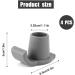 MABSSI Walker Ski Glides 4 Pieces Heavy Duty Walker Glides Walker Feet Replacement Accessories Walker Glide Skis for 1 1/8 Inch Tubes Tool - Buy Online on GoSupps.com