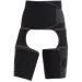 Hip Groin Support for Men & Women Hip Brace Thigh Compression Sleeve Injury Strap for Pulled Muscle Strain for Hip Pain Relief Fits Both Leg Black Medium