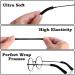 Seetoo Non-Slip Glasses Holders - 4 Pairs Silicone Ear Pads for Glasses Sunglasses & Reading Glasses - Black Small - Buy Online on GoSupps.com