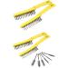 Stainless Steel Brush Set Long Handle Scratch Brush Multipurpose Cleaner Welding and Removing Rust 2  - Buy Online on GoSupps.com