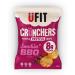 UFIT Crunchers Popped Chips High Protein Healthy Crisps - Smokin' BBQ Flavour (Box of 18 x 35g) - Buy Online on GoSupps.com