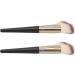 Contour Brush Pack of 2 Facial Shadow Brushes Soft Fiber Show Brush Makeup Powder Brush with Wooden Handle for Salon Travel - Buy Online on GoSupps.com