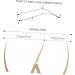 Hemoton 1pc Eyebrow Positioning Ruler Brow Mapping with Ruler Eyebrow Ruler Printable Appliance Gold Alloy 16.5x5.4cm Golden - Buy Online on GoSupps.com