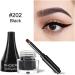 Mysense Matte Cream Black Eyeliner Gel Pot with Brush Cream Eyeliner Makeup Smooth High Pigmented Matte Eye Makeup Gel Eye Liners for Women 202 Black Matte Black - Buy Online on GoSupps.com
