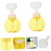 Fomiyes 2-Piece Flower Bubble Bottle Makeup Set - Foam Spray Bottle & Shampoo Foam Maker - Yellow PP Container 9.7x9.7x16.3cm - International Shipping Available - Buy Online on GoSupps.com