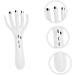 FRCOLOR White ABS Massage Comb - Multifunctional Shampoo Tool for Scalp & Hair Care | International Shipping Available - Buy Online on GoSupps.com