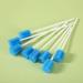 100PCS Disposable Pink Oral Swabs - Dental Sponge Mouth Cleaning Sticks for Easy Hygiene - International Shipping Available - Buy Online on GoSupps.com