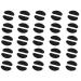 KXUSW nose pads Glasses self-adhesive glasses nasal pads 24 pairs glue brile nose pads soft foam nasal pads self-adhesive anti-slip glasses nasal pads thin nose pads 1.5mm (black)