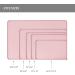 Reopet Waterproof Silicone Feed Mats for Pets - Elevated Edge Dog & Cat Mats (53x37 cm) - Fog Rose - Perfect for Mess-Free Feeding - Buy Online on GoSupps.com