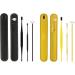 Stainless Steel Ear Wax Pickers | Spiral Ear Curette Tool | XIDAJIE Earpick Wax Remover Spoon | Black - Buy Online on GoSupps.com