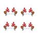 ABOOFAN 4 Pairs Christmas Antler Hair Christmas Hair Barrettes Reindeer Hair Accessory Reindeer Cosplay Clip Hair Clips for Kids Christmas Hair Pin Antlers Flocked Plastic Woman Cute
