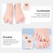 Gatuida Silicone Toe Separator + Bunion Corrector 2 Pairs - Thumb Splint Included | Overlapping Toe Relief | 3.6x3.5cm - Buy Online on GoSupps.com