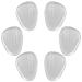 Lurrose 3 Pairs Soft Forefoot Pads footpads high Heel Foot Pads Forefoot Supply Forefoot Supplies Metatarsal pad feet Pads Half Size pad Floor mat Half pad high Heels Gel Accessories
