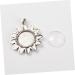 COHEALI 10 Sets Flower Accessories Glass Tray Sunflower Pendant Charm Diy Acceories Daisy Popularity Billet - Buy Online on GoSupps.com