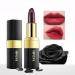 Yeweian Black Color Changing Lipstick  Magic Color Changing lip balm(Black Change into Brick Red)  Natural Moisturizing Lip Balm Long Lasting Labiales Magicos Nutritious Lazy Lipstick For Women (Black)