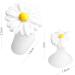 Daisy Silicone Toe Separators - 8pcs for Manicure Pedicure Nail Art DIY - White - Buy Online on GoSupps.com