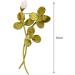 WIPPWER Pin Jewelry Gifts for Women Clothing Accessories Brooch Pins Vintage Four Leaf Clover Exquisite Gilded Brooch Pin for Women Girls Brooches & Pins - Buy Online on GoSupps.com