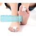 Bunion Pads Toe Separators Corrector for Bunions Pain Relief - 4PCS White | Toe Alignment Spacer Shield for Calluses Corns in Women and Men - Buy Online on GoSupps.com