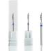 Professional Diamond Carbide Cuticle Drill Bit Set 3/32 - 1 Fine Grit, 2 Medium Grit - Nail Efile Tool for Manicure - BNG Flame Nail Art Bits - Buy Online on GoSupps.com