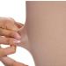 TOFLY Thigh High Compression Stockings (Pair) - Open Toe Opaque Firm Support 20-30mmHg with Silicone Band - Beige 3XL - Buy Online on GoSupps.com