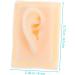 Plafope 1 Pair Soft Silicone Human Ear Earrings for Models - Flexible and Realistic Simulation for Hearing Aid Practice and Teaching - Buy Online on GoSupps.com
