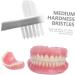 Housoutil 3ST Toothbrush for Prosthesis Care | Dual-Head Cleaner for Hard & Partial Dentures | Efficient Plastic Detergent Brush for False Teeth Care - Buy Online on GoSupps.com