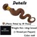 24 1 Bundle Brazilian Body Wave Hair Extensions - 100% Virgin Human Hair - Middle Brown - Buy Online on GoSupps.com